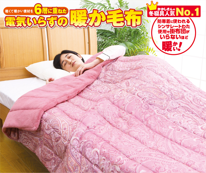 かかしさんのJA(農協)通信販売 / 掛カバーにもなる 暖か電気いら